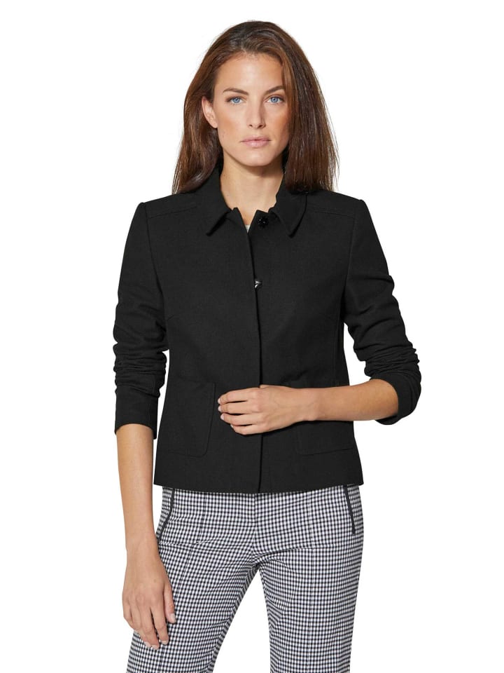 

MADELEINE Короткий блейзер в горошек, черный