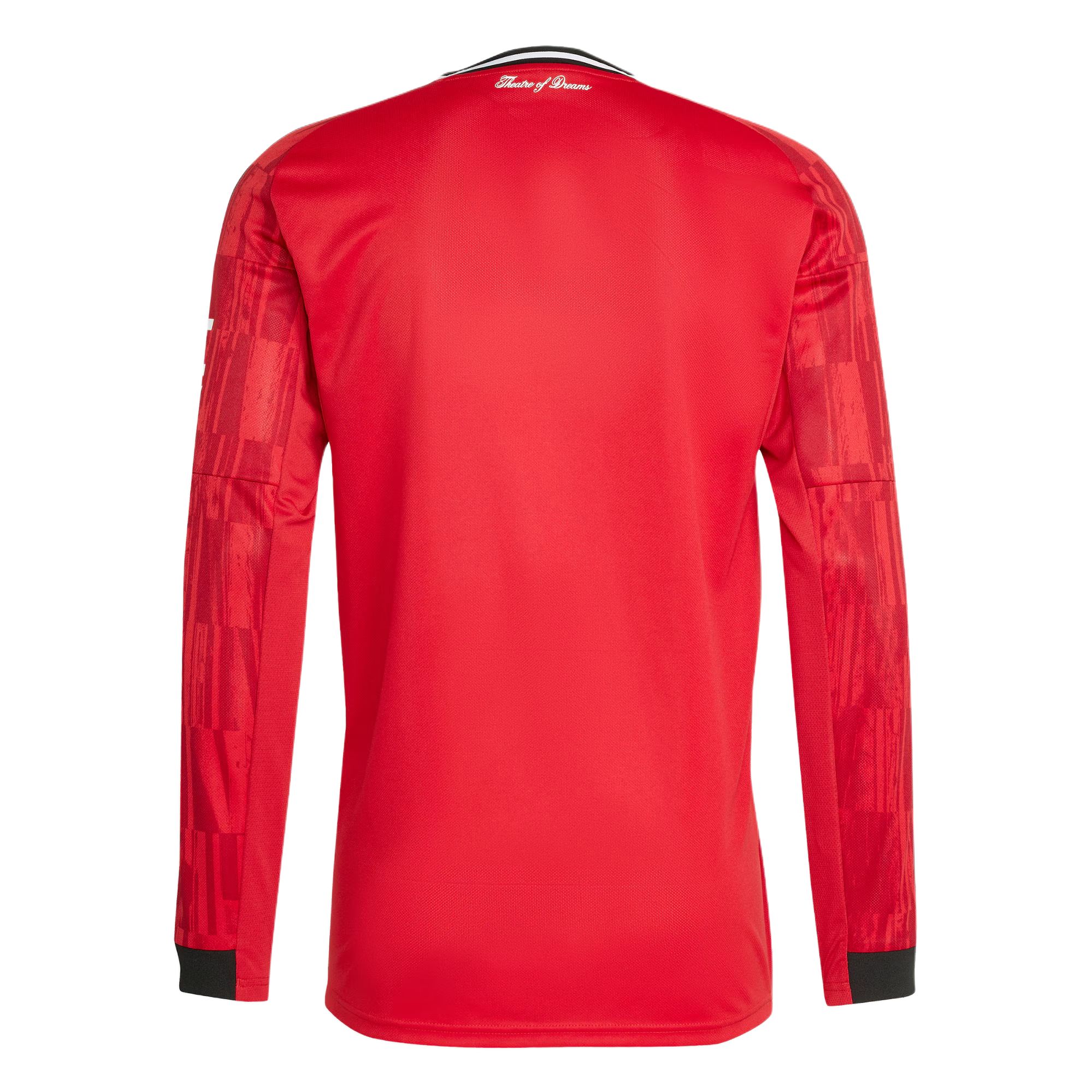 Футболка Manchester United 25/26 домашняя с длинными рукавами Adidas, красный — фото 2