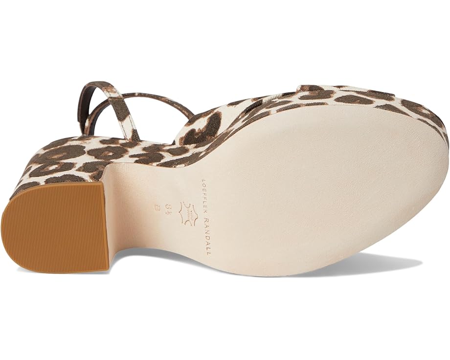 Туфли Loeffler Randall Chunky Platform Sandals, цвет Leopard — фото 3