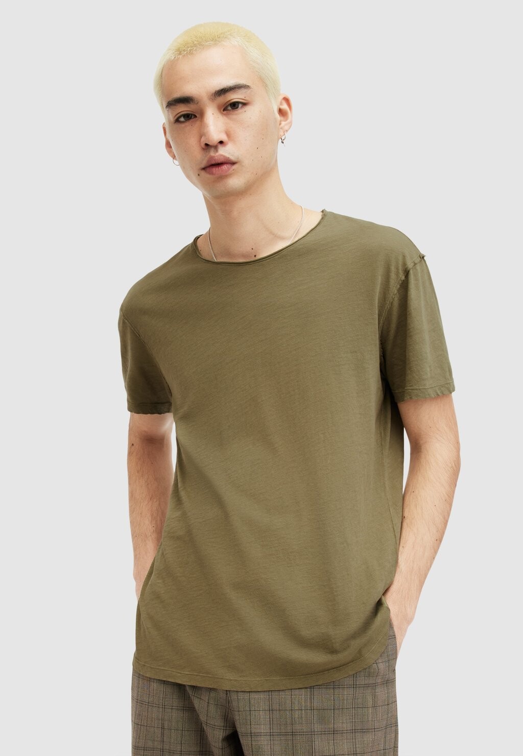 

Базовая футболка FIGURE SS CREW AllSaints, цвет avo green