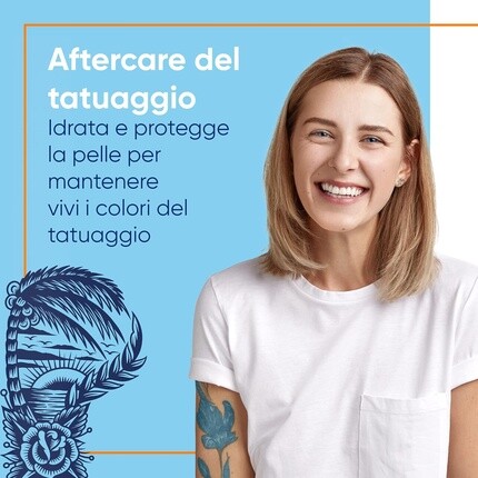 Солнцезащитный крем для татуировок Tattoo Sunscreen 50, последующий уход за татуировками, защита от солнечных лучей UVB и UVA, сохранение яркости цветов, дорожный формат 50 мл Bepanthenol — фото 3
