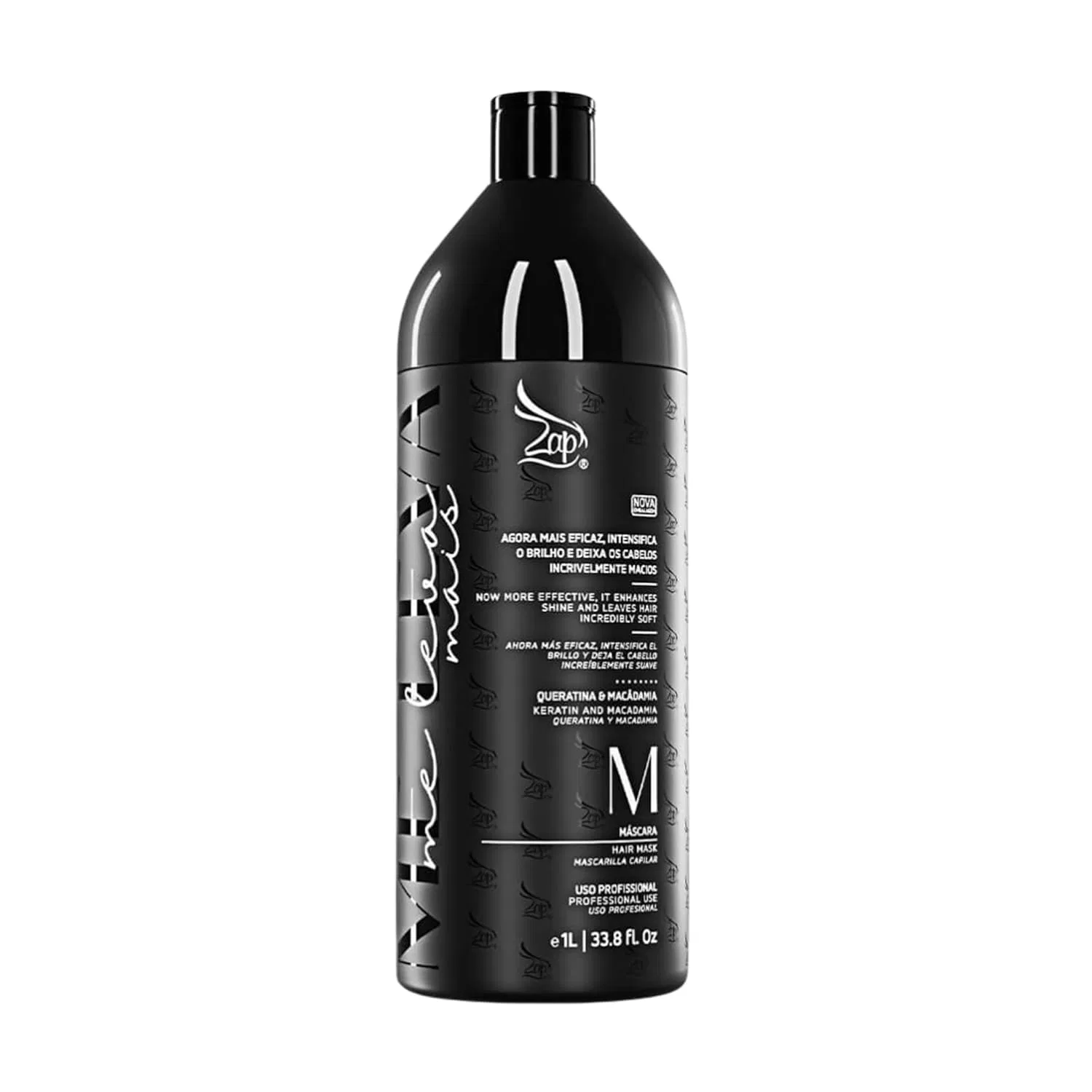 Набор для бразильского кератинового выпрямления Zap Cosmetics Me Leva Black & Detox Kit Zap — фото 2
