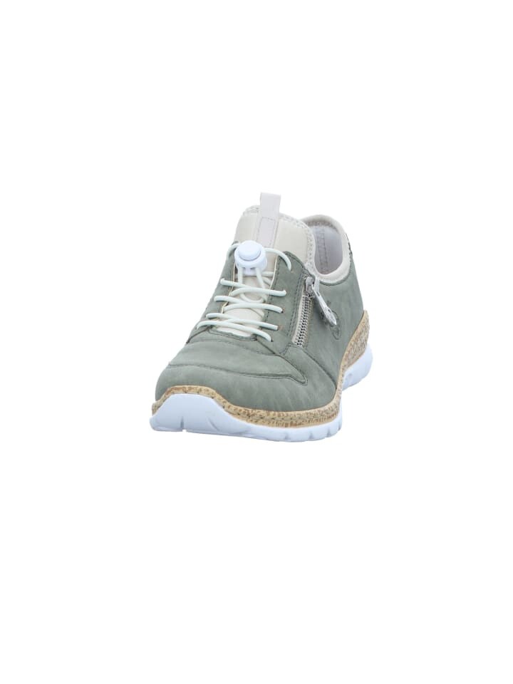 Элегантные туфли на шнуровке rieker Halbschuh, цвет schilf/perlcreme — фото 3