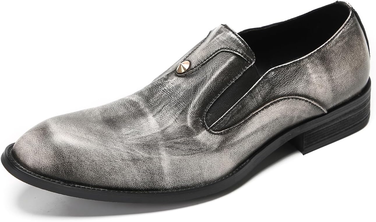 

Мужские лоферы Santimon, формальная обувь на каждый день, слипоны из кожи для свадьбы, модная повседневная обувь, пени-лоферы для делового выхода, выпускного, смокинга, летняя обувь для мужчин, серый