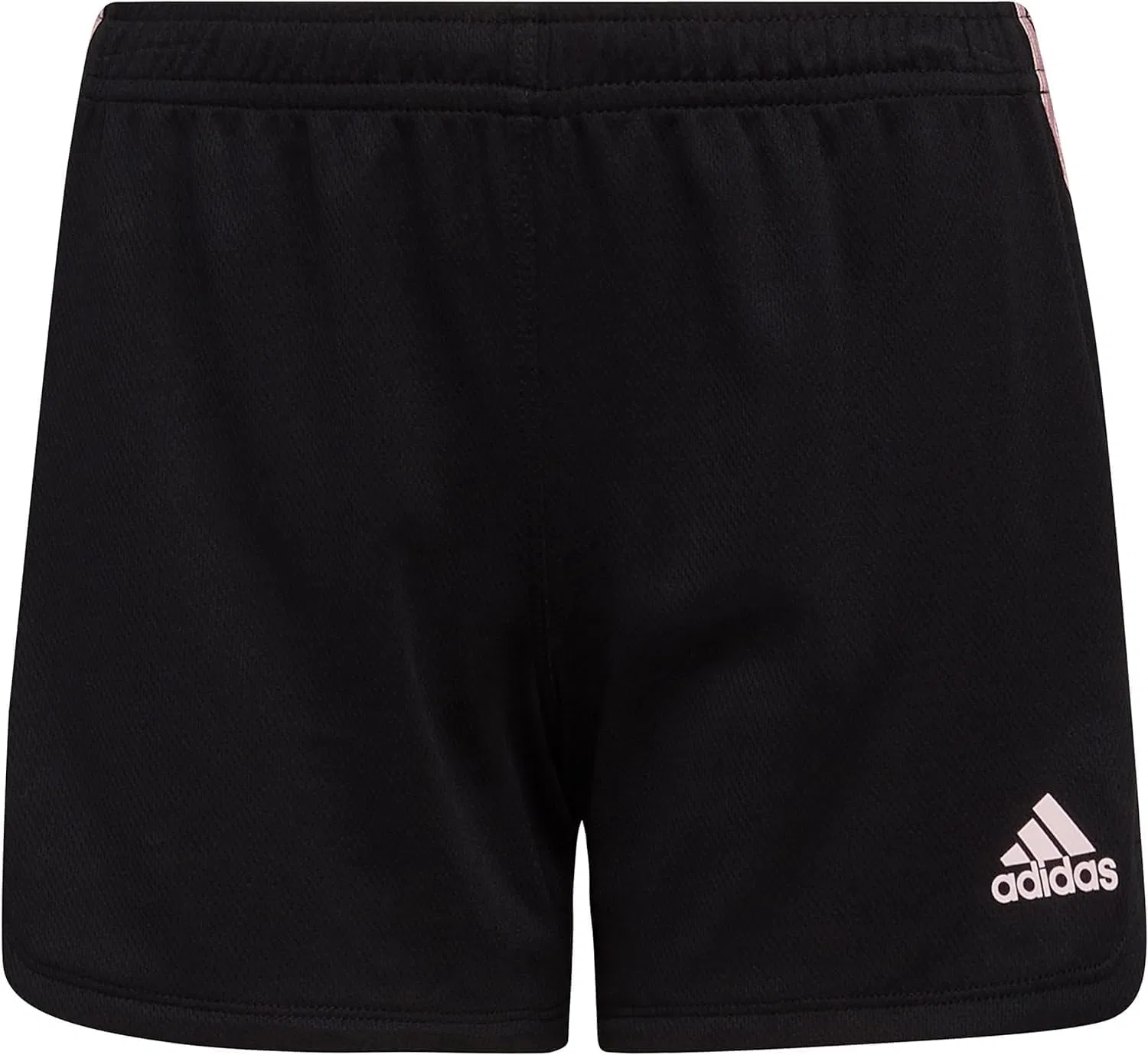 Детские сетчатые шорты Adidas с тремя полосками, Adi Black/Pink