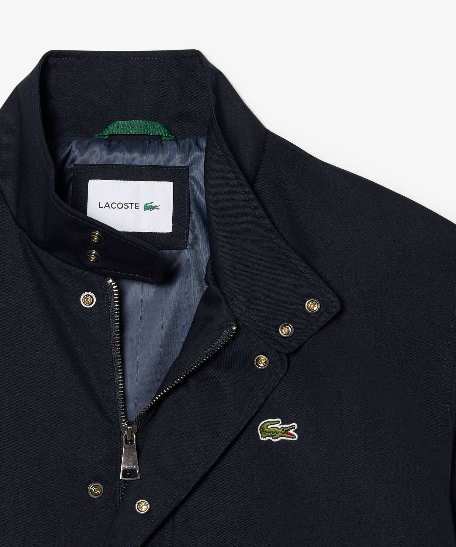 Ветрозащитная и водоотталкивающая куртка Харрингтон LACOSTE, Beige — фото 4