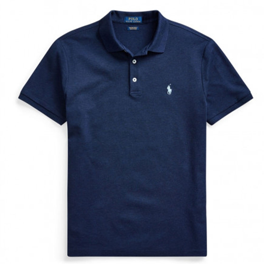 

Футболка поло мужская морская синяя Polo Ralph Lauren