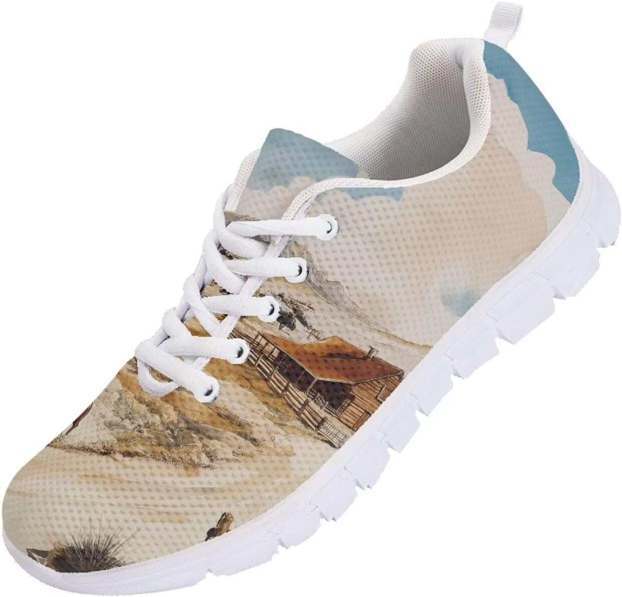 

Мужские кроссовки Funnydude Funny Print, легкие, для осени, повседневные, для прогулок и тенниса, Cowboys