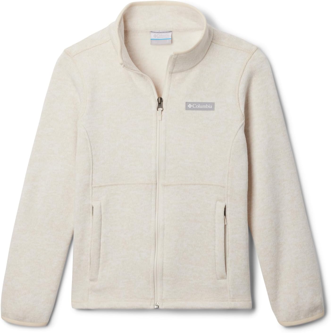 

Columbia girls Sweater Weather Full Zip, Chalk Heather