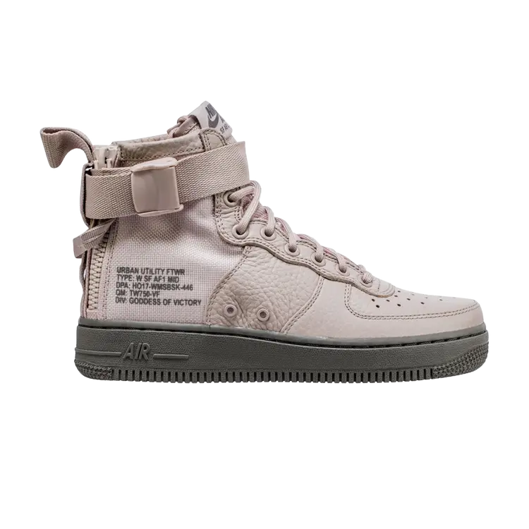 Кроссовки Nike Wmns SF Air Force 1 Mid 'Siltstone Red', розовый
