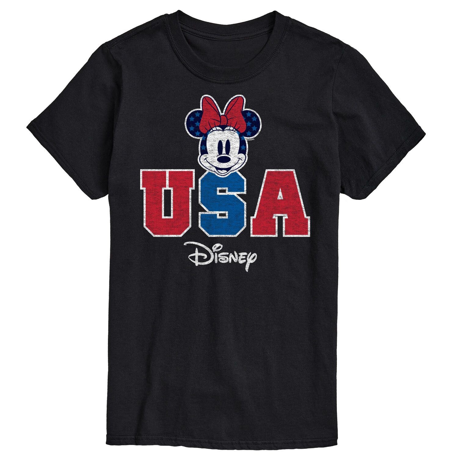 

Футболка с изображением Минни Маус Big & Tall USA от Disney License, черный