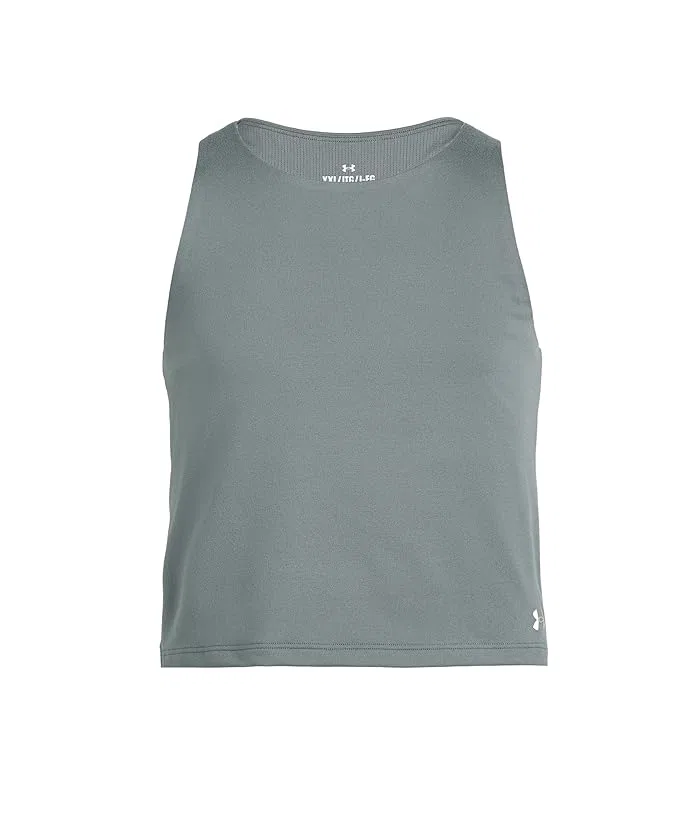 Топ Motion Crop Tank Under Armour Kids, Clay Green/Titanium