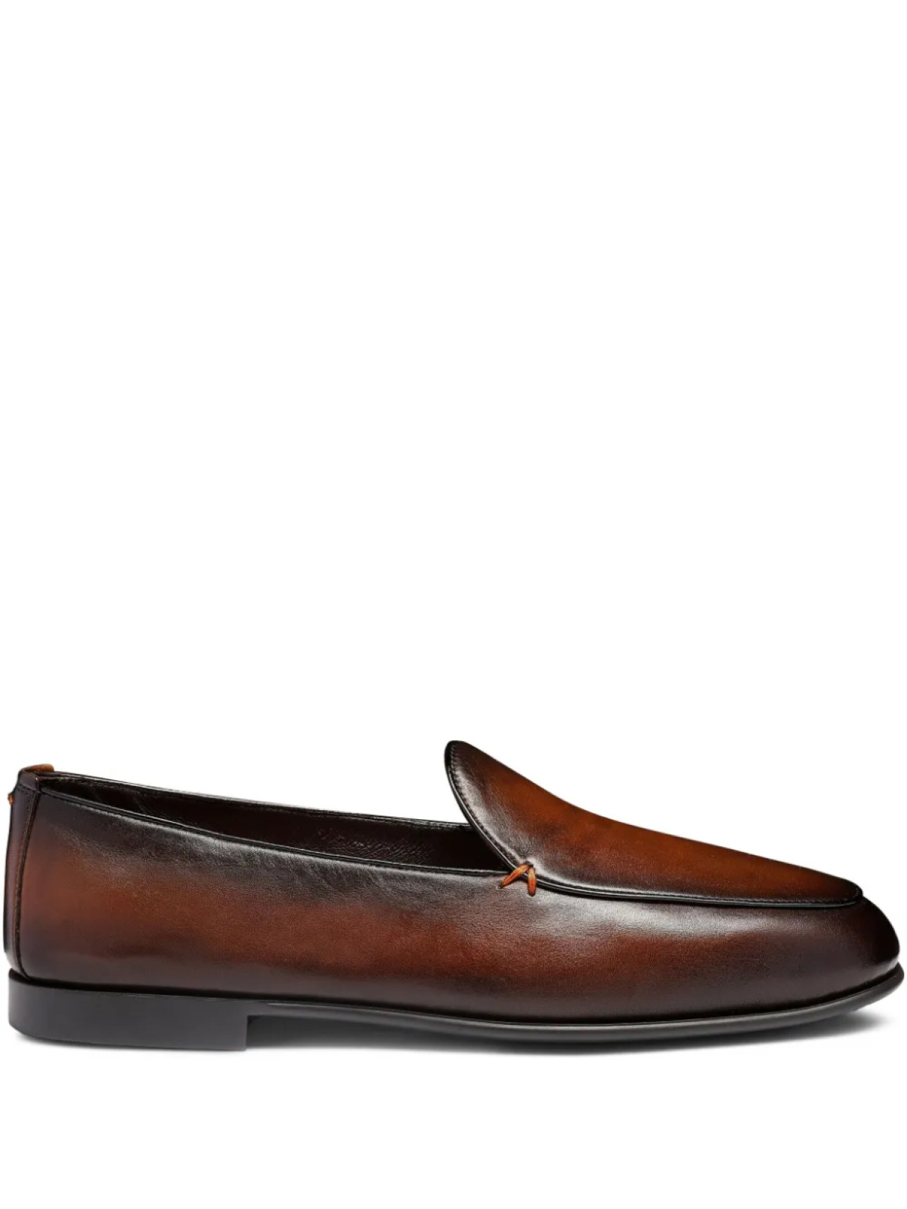 

Santoni кожаные лоферы, коричневый