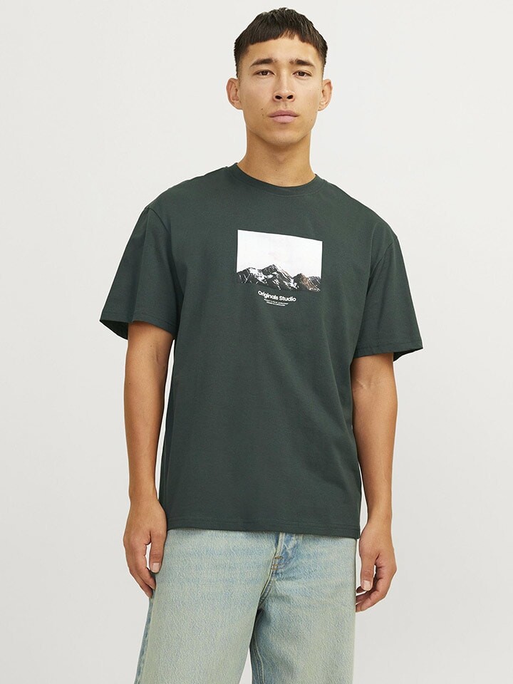 

Футболка Jack & Jones, темно-зеленый