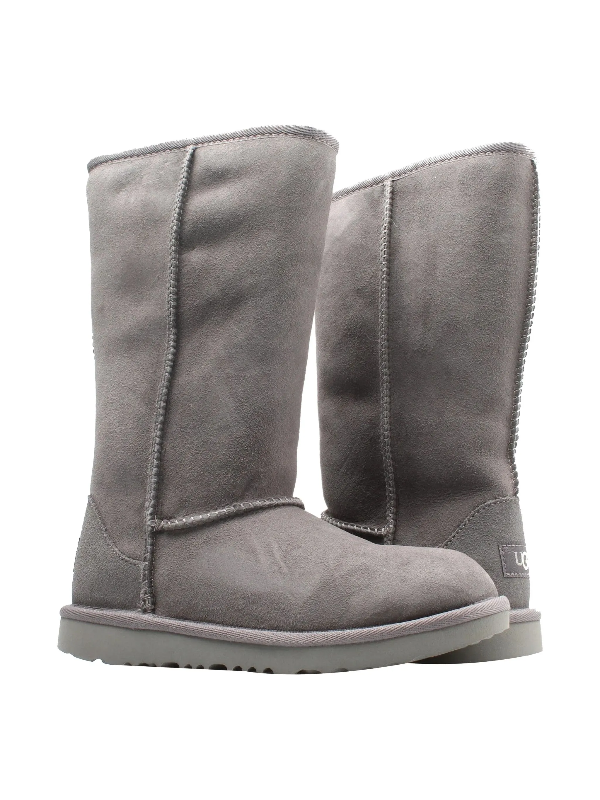 Сапоги Classic II Tall Ugg Kids, серый — фото 2