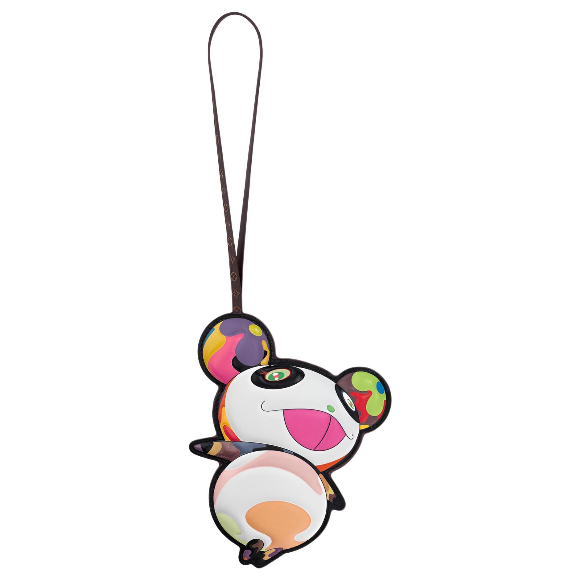 

LOUIS VUITTON Кожаный брелок для сумки LV X TM SUPERFLAT PANDA, Multicolor