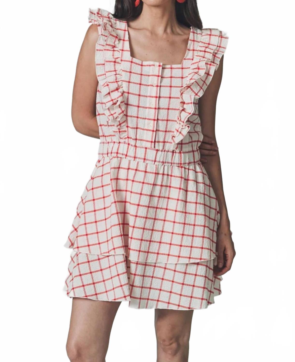 

Платье Stella в красную клетку THE SHIRT