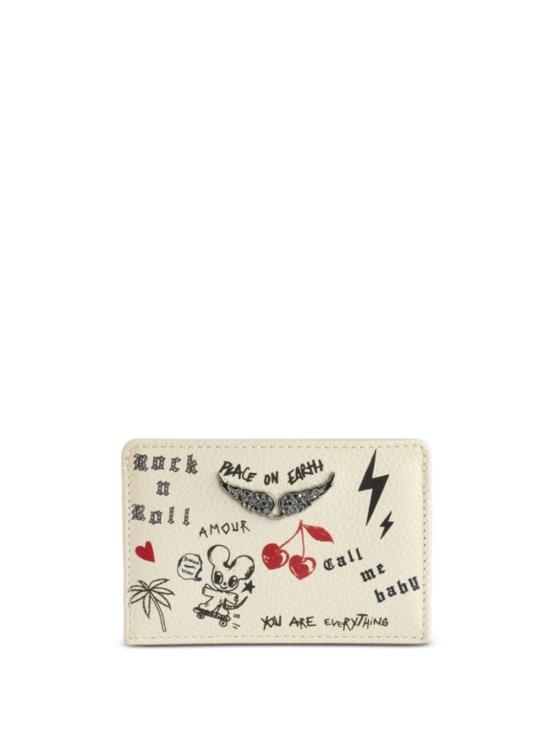 

Zadig&Voltaire картхолдер Pass Love Tag, нейтральный
