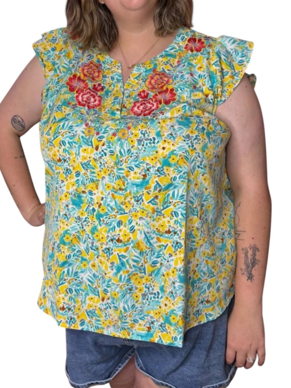 

Топ Рут плюс в мульти Savanna Jane