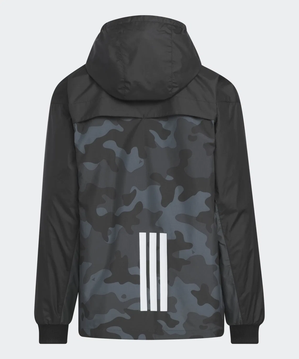 Толстовка с капюшоном Essential Camo Pack Regular Fit Mesh Lining Woven Track Top Adidas, черный — фото 2