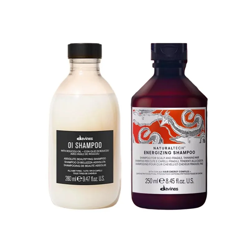 DAVINES Набор шампуня Ouai для объема и пышности с ароматом мыла 280 мл + 250 мл, Two-Piece Set: OAE Shampoos 280ml+Natural Soothing Shampoos 250ml — фото 2