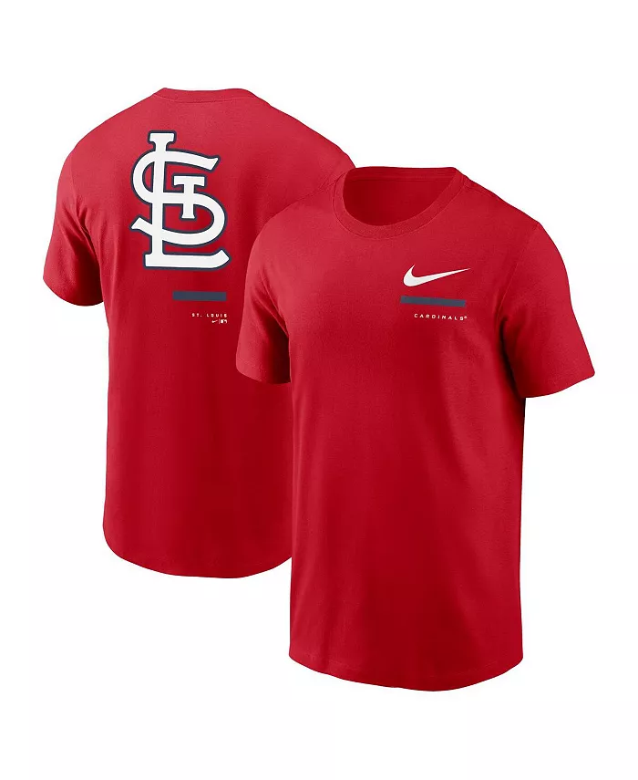 

Мужская красная футболка через плечо St. Louis Cardinals Nike