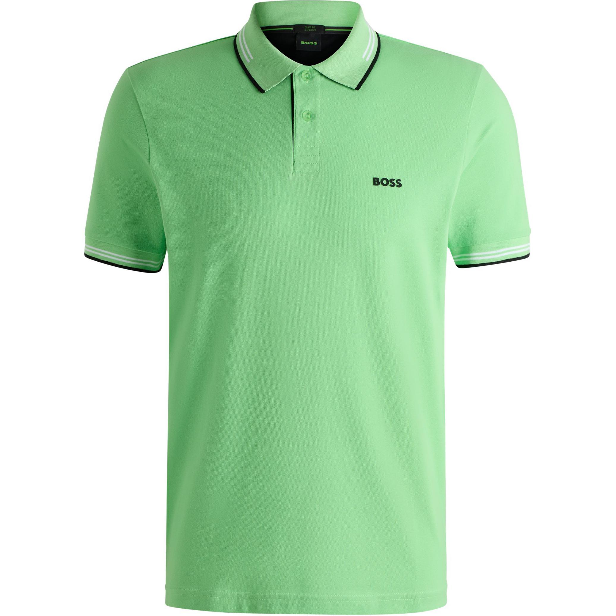 

Поло с аппликацией Boss Logo HUGO BOSS, зеленый