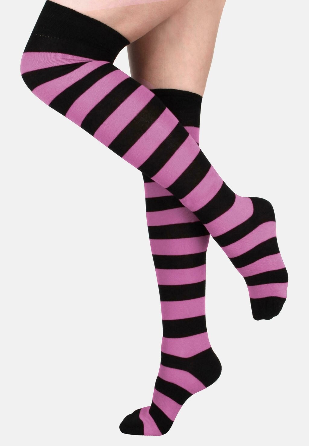 

Носки выше колена WIDESTRIPE OVERKNEES Normani, розовый