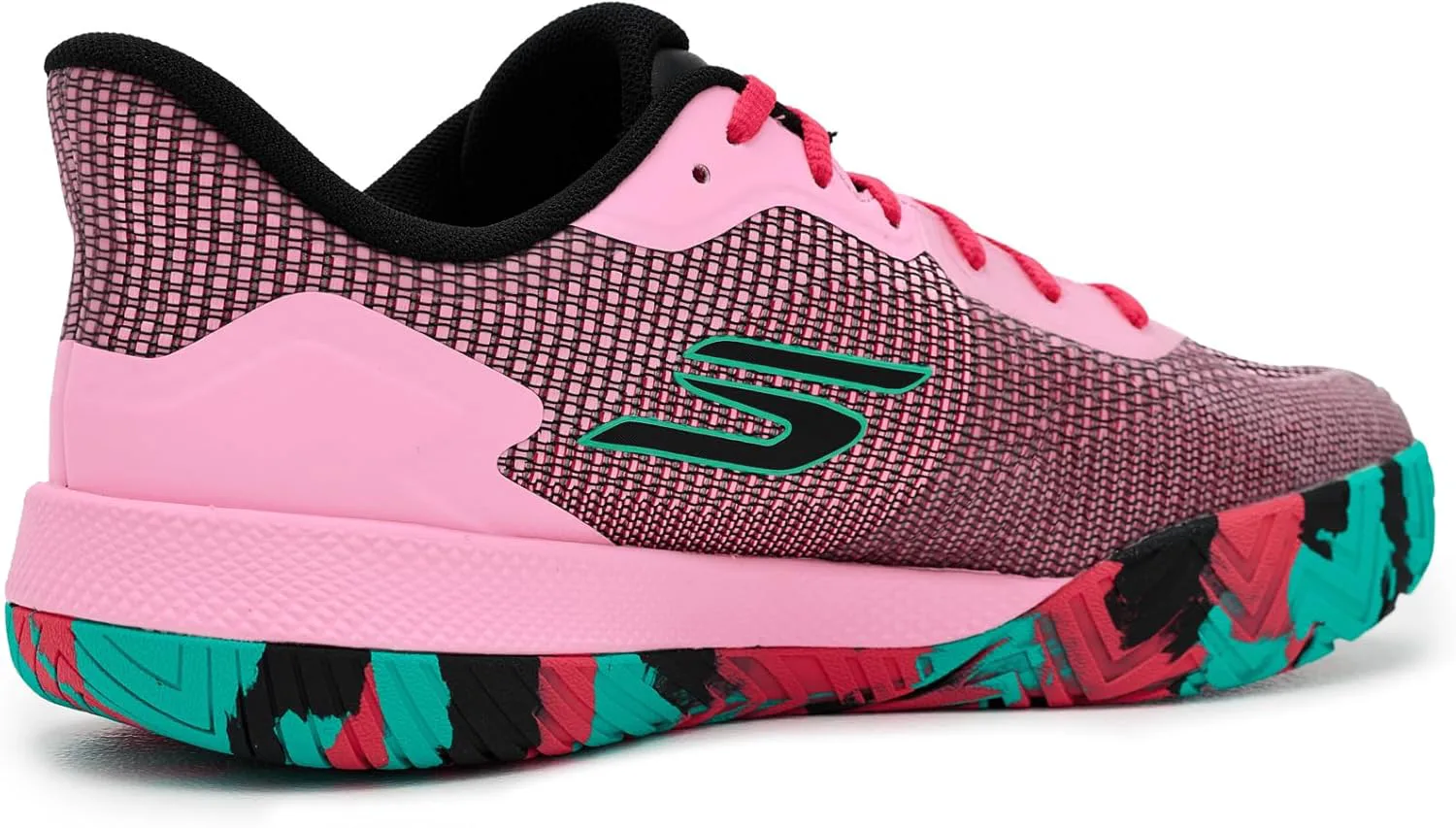 Кроссовки Skechers для мужчин Pickleball Viper Court Pro 2.0, розовый/черный — фото 3