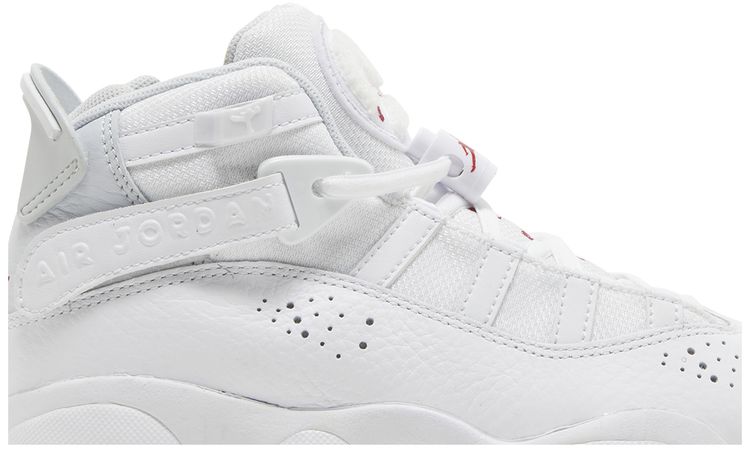 Кроссовки Air Jordan Jordan 6 Rings GS 'White Mystic Hibiscus', белый — фото 2