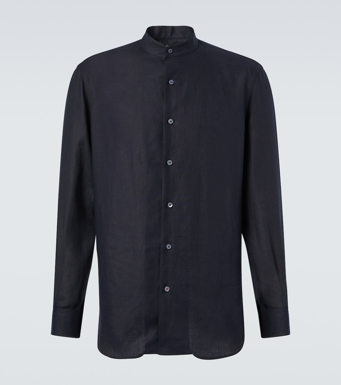 

Рубашка Elia из льна Loro Piana, темно-синий