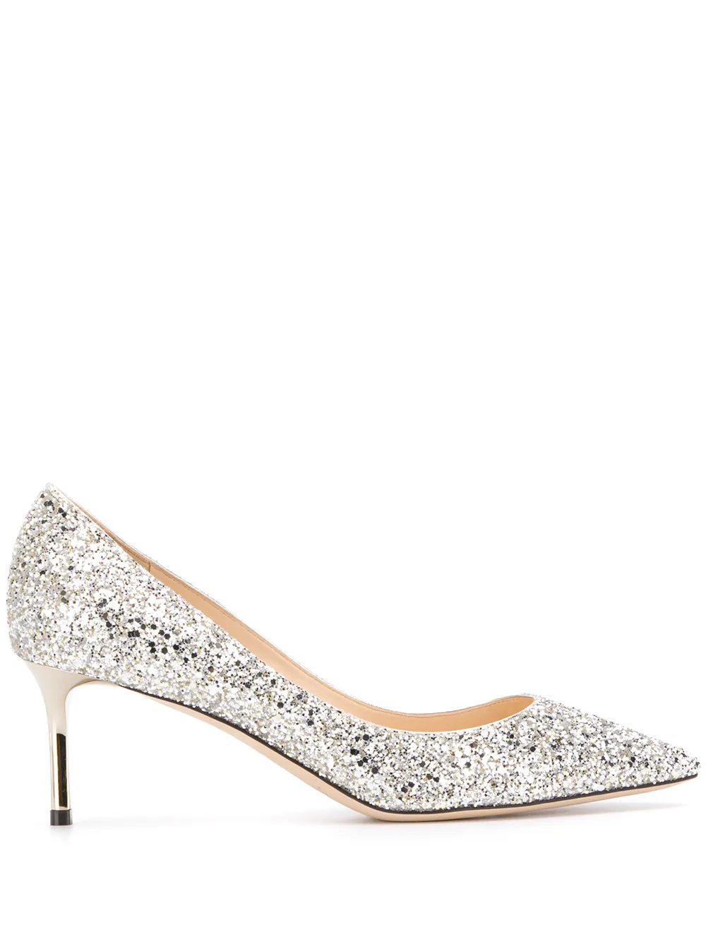 Туфли-лодочки Romy 60 JIMMY CHOO, серебяный