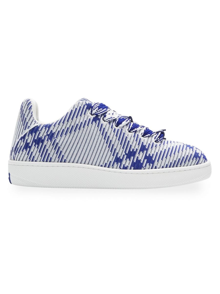 

Низкие кеды Box Knit Burberry, цвет White Multicolor