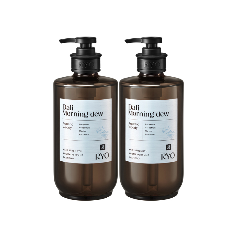

Шампунь для волос Fragrance Rich And Resilient с контролем жирности, объемом и пышностью, аромат цитрусового попурри Ryo, [dali morning sunrise]tangerine aquatic shampoo for hair 580ml x 2 bottles