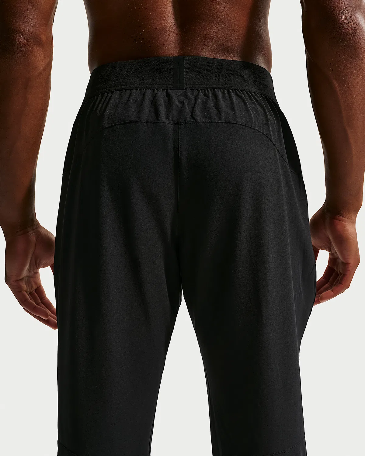 Мужские тренировочные штаны Nike Pro Dri-FIT, Black/White — фото 3