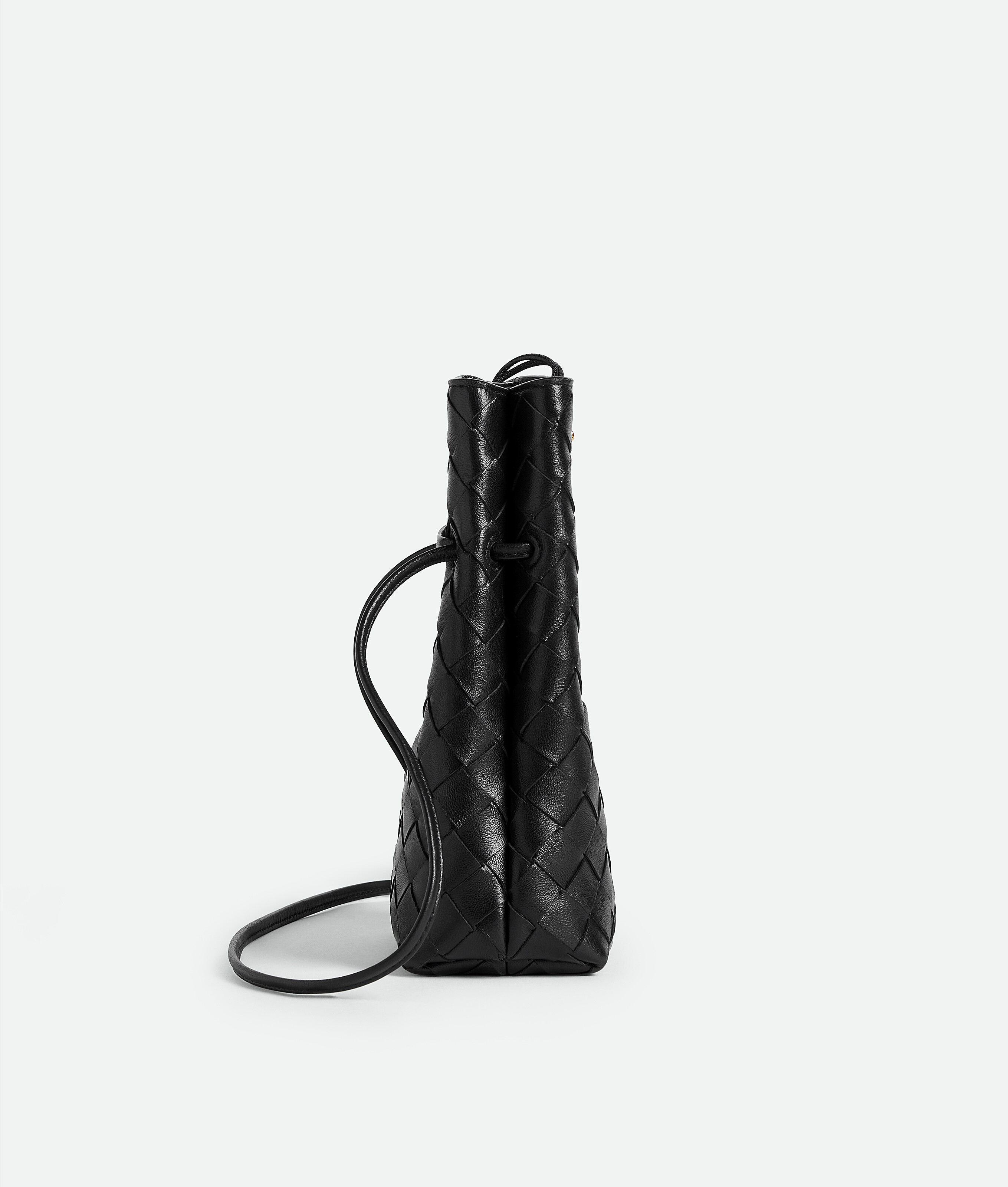Женский телефонный кошелек Andiamo Phone Pouch BOTTEGA VENETA, черный — фото 4