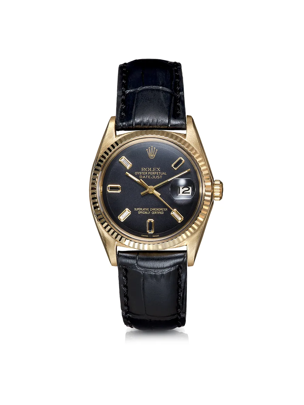 

Кастомизированные наручные часы Rolex Oyster Perpetual Datejust Lizzie Mandler Fine Jewelry, металлик