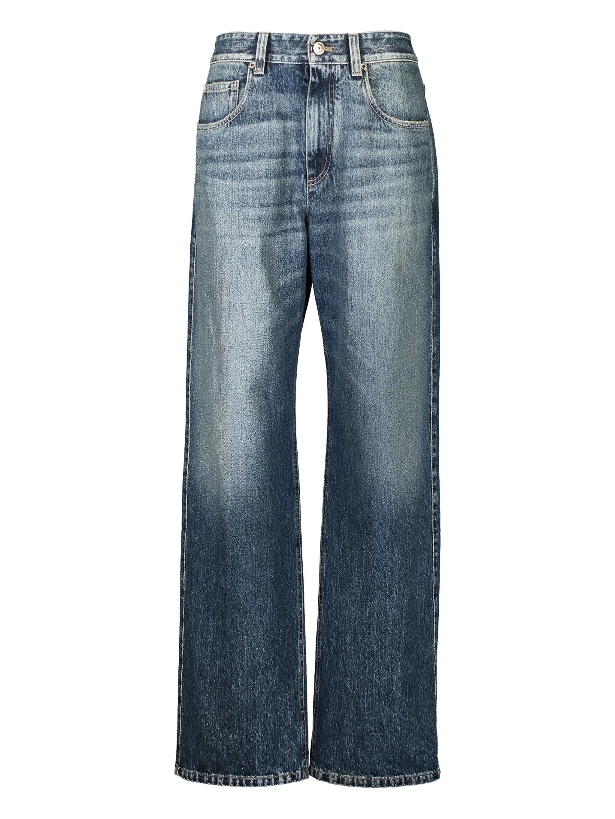 

Хлопковые джинсы Brunello Cucinelli, синий