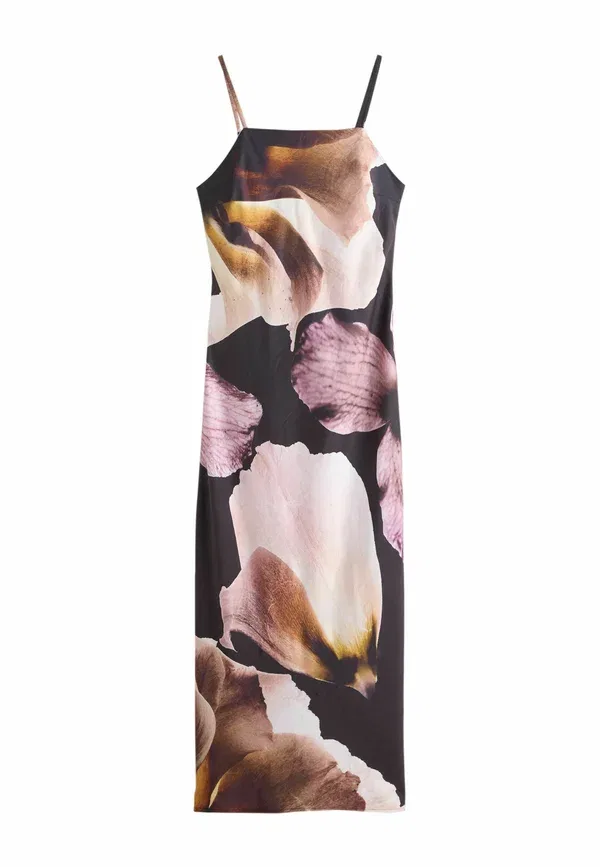 Платье повседневное Next, purple floral, фиолетовый цветочный