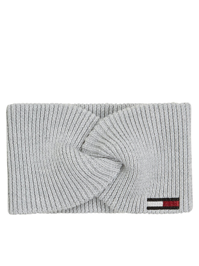 

Шапка Stirnband Elongated Flag Tommy Hilfiger, серый
