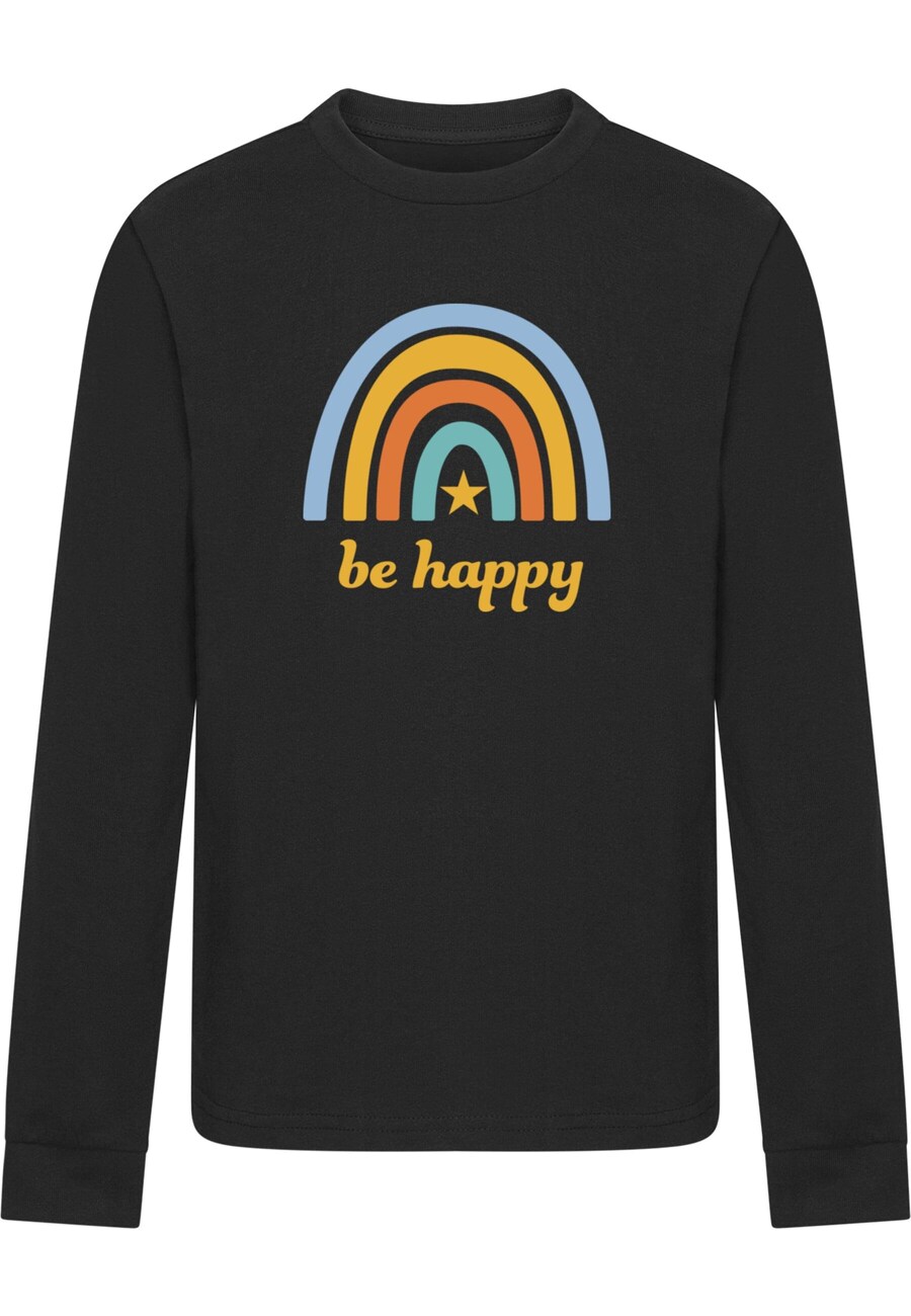 

Рубашка Merchcode Be Happy Rainbow, черный