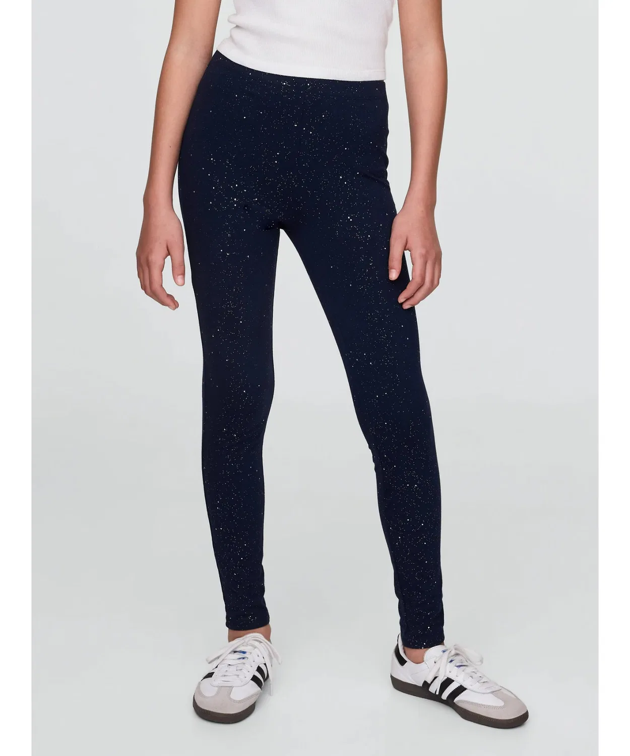 Легинсы с блёстками Gap Kids синие