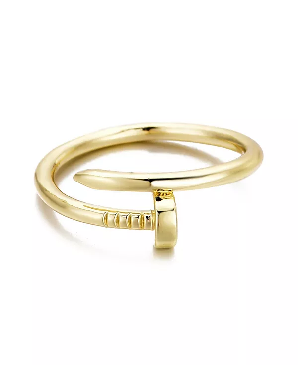 

Позолоченное кольцо для ногтей Adornia, gold