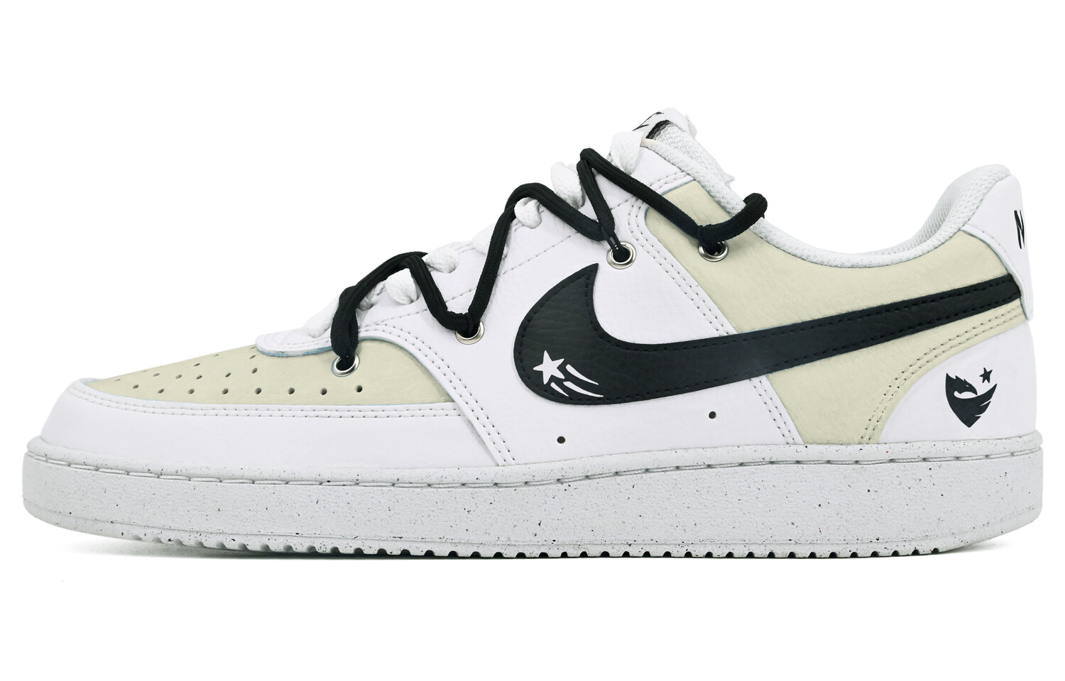 

Кроссовки Nike Court Vision 1 Skateboard Shoes Women's Low-Top White, Белый, Кроссовки Nike Court Vision 1 Skateboard Shoes Women's Low-Top White