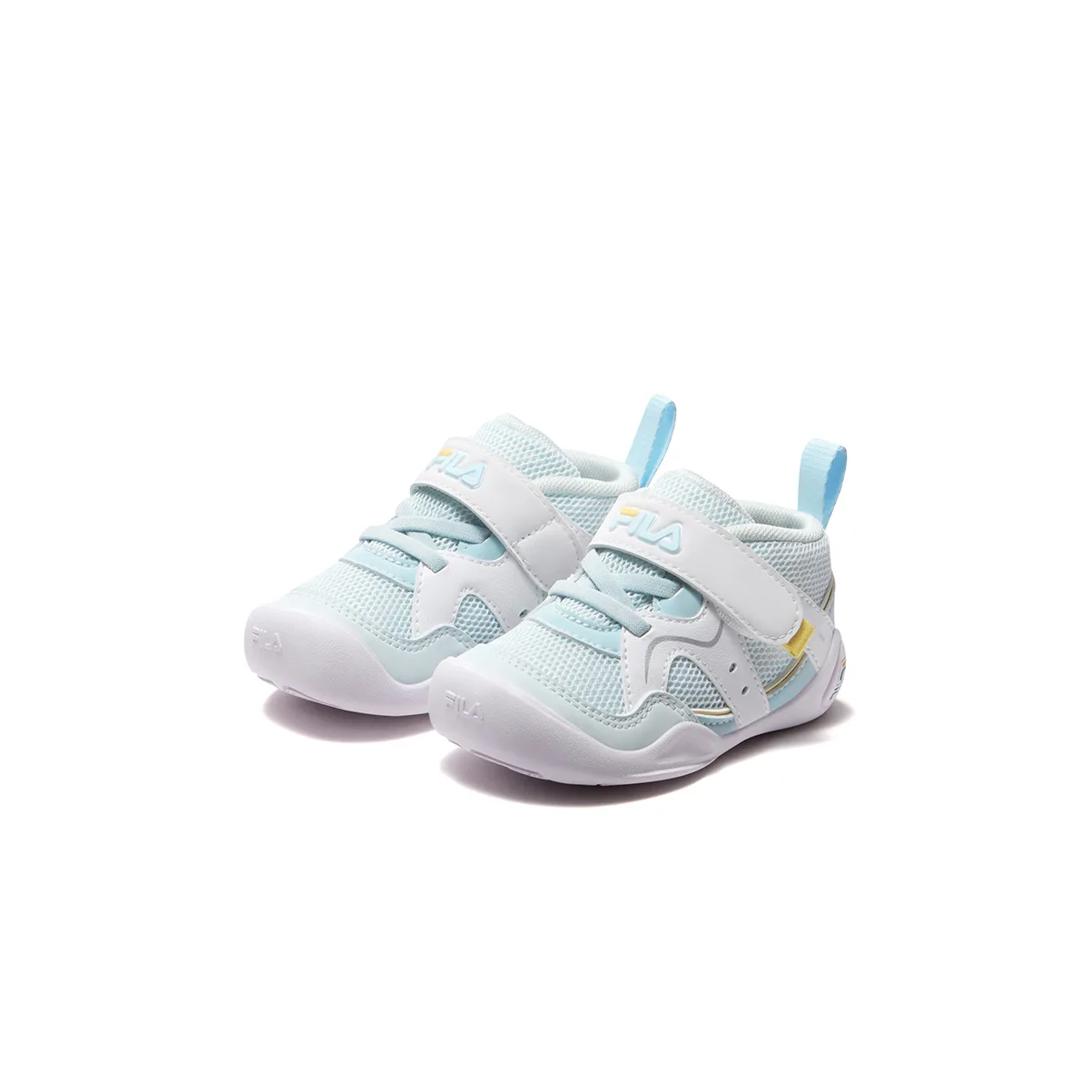 FILA KIDS Heritage FHT Synthetic Leather, Textile Breathable Toddler Shoes Illusion Blue/FILA White Infant And Toddler — фото 4