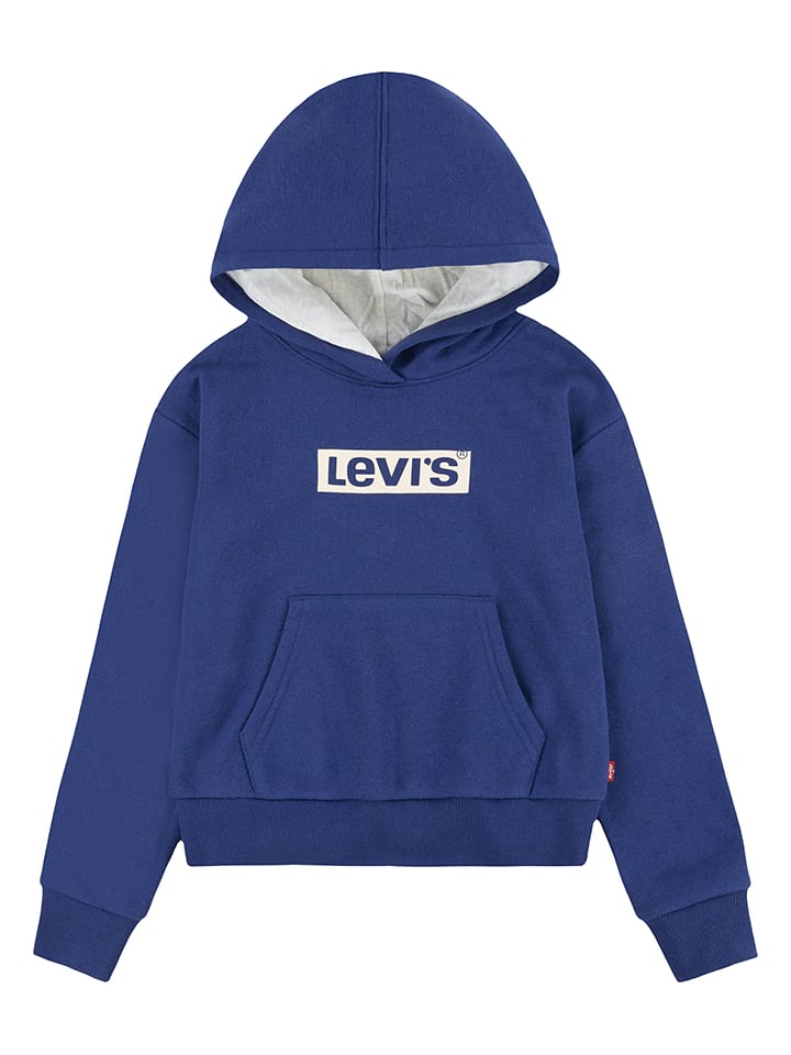 

Пуловер с капюшоном Levi's, синий