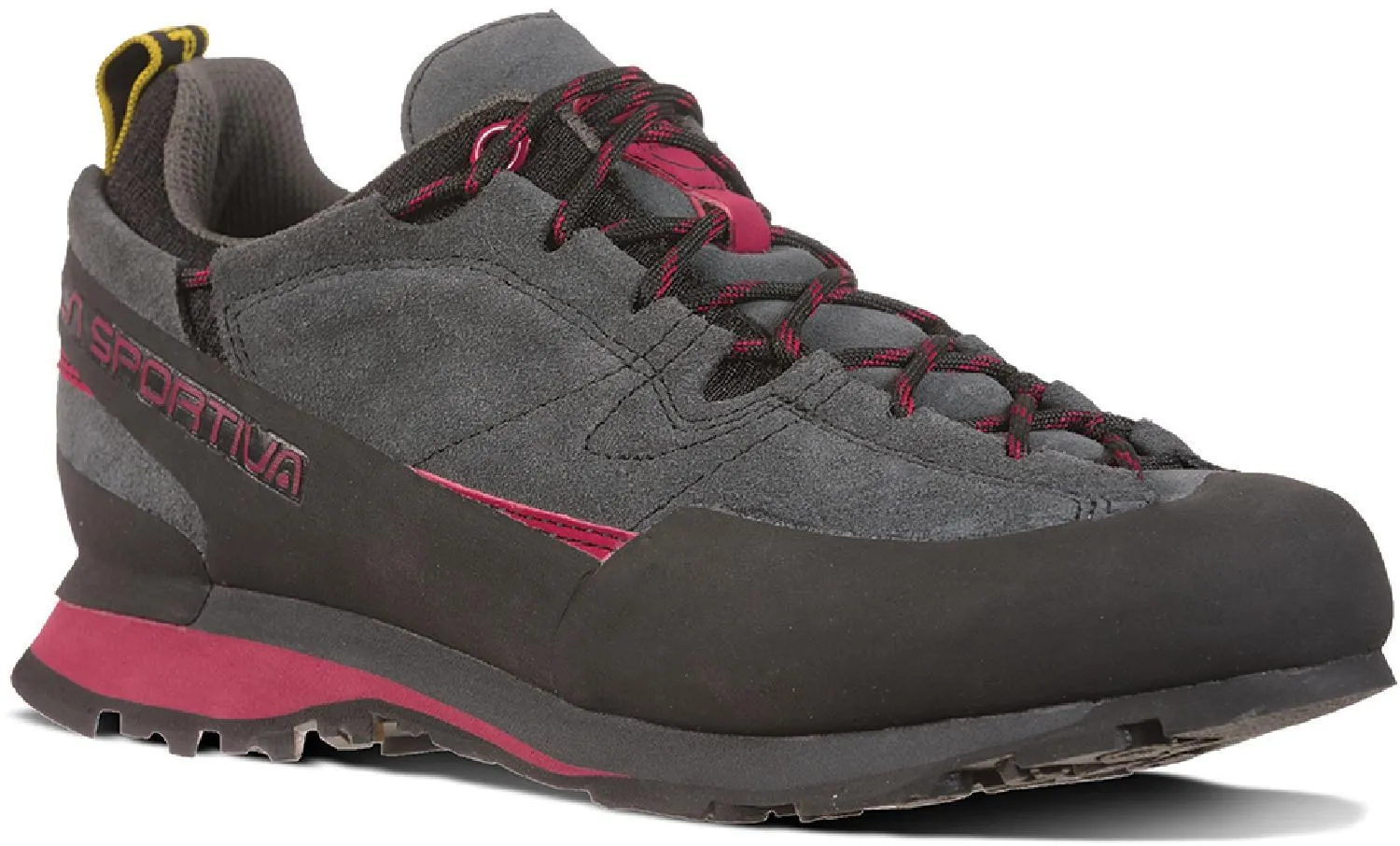 Женские треккинговые туфли Boulder X Approach La Sportiva, Carbon/Beet — фото 2
