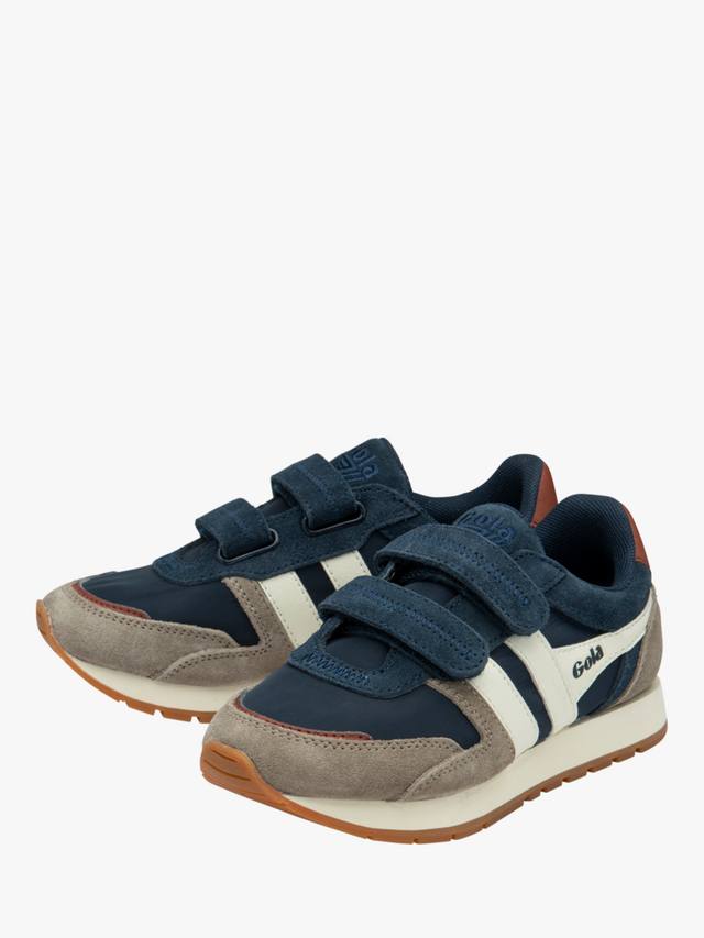 Детские кроссовки Goal Kids Austin Strap Low Cut Gola, Navy/Rhino/Off White — фото 3