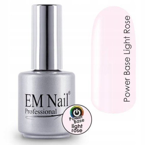 

Моделирующая база, Power Base Light Rose, 15 мл EM Nail