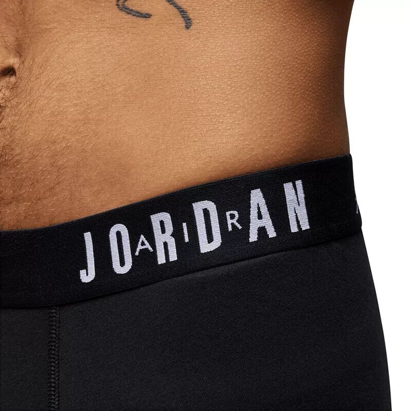 Мужские боксеры Jordan из хлопка с сердечником — 3 пары, черный — фото 4